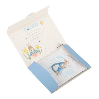 Peter Rabbit New Baby Boy Pop Up Greeting Card