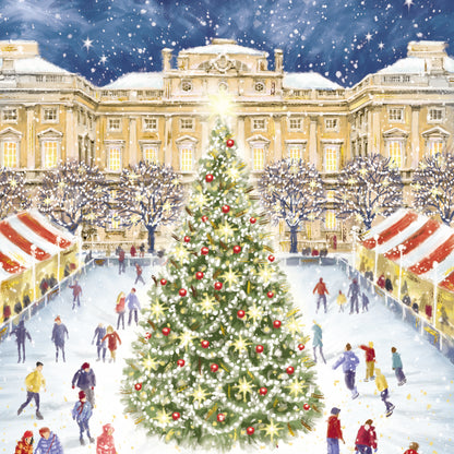 Box Of 12 Paper House Festive Xmas Town Christmas Cards In 3 Designs