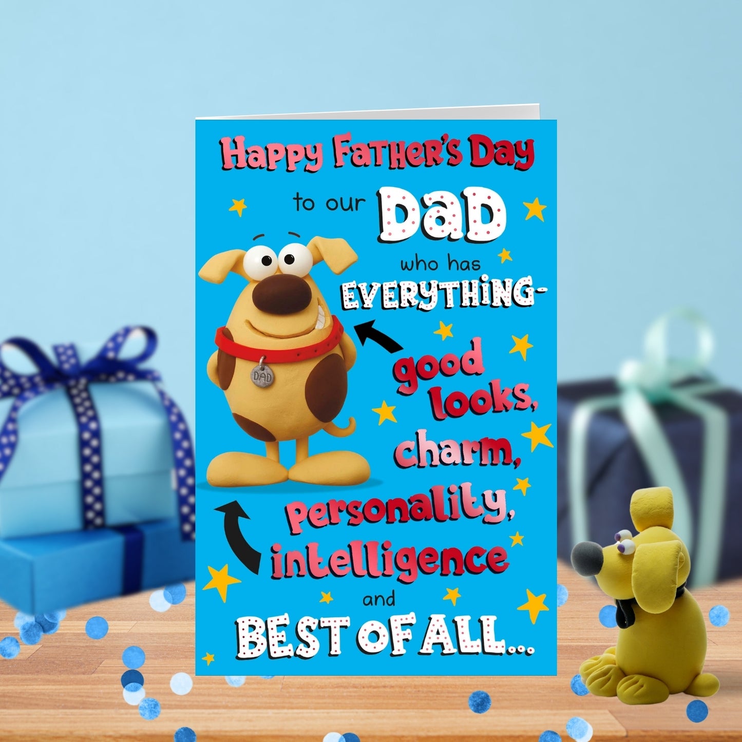 To Our Dad Who Has Everything Funny Father's Day Card Greeting