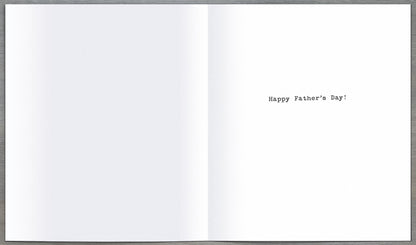 Dads Ability To Be Sound Asleep Funny Father's Day Card Greeting