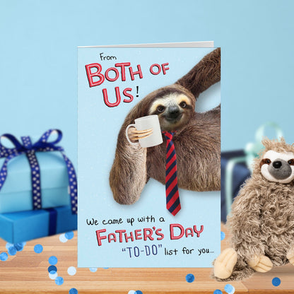 We Came Up With A To-Do List Funny Father's Day Card Greeting