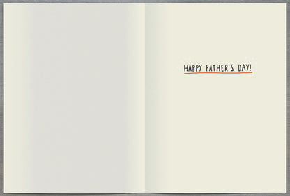 So Flippin' Glad You're My Dad Funny Father's Day Card Greeting