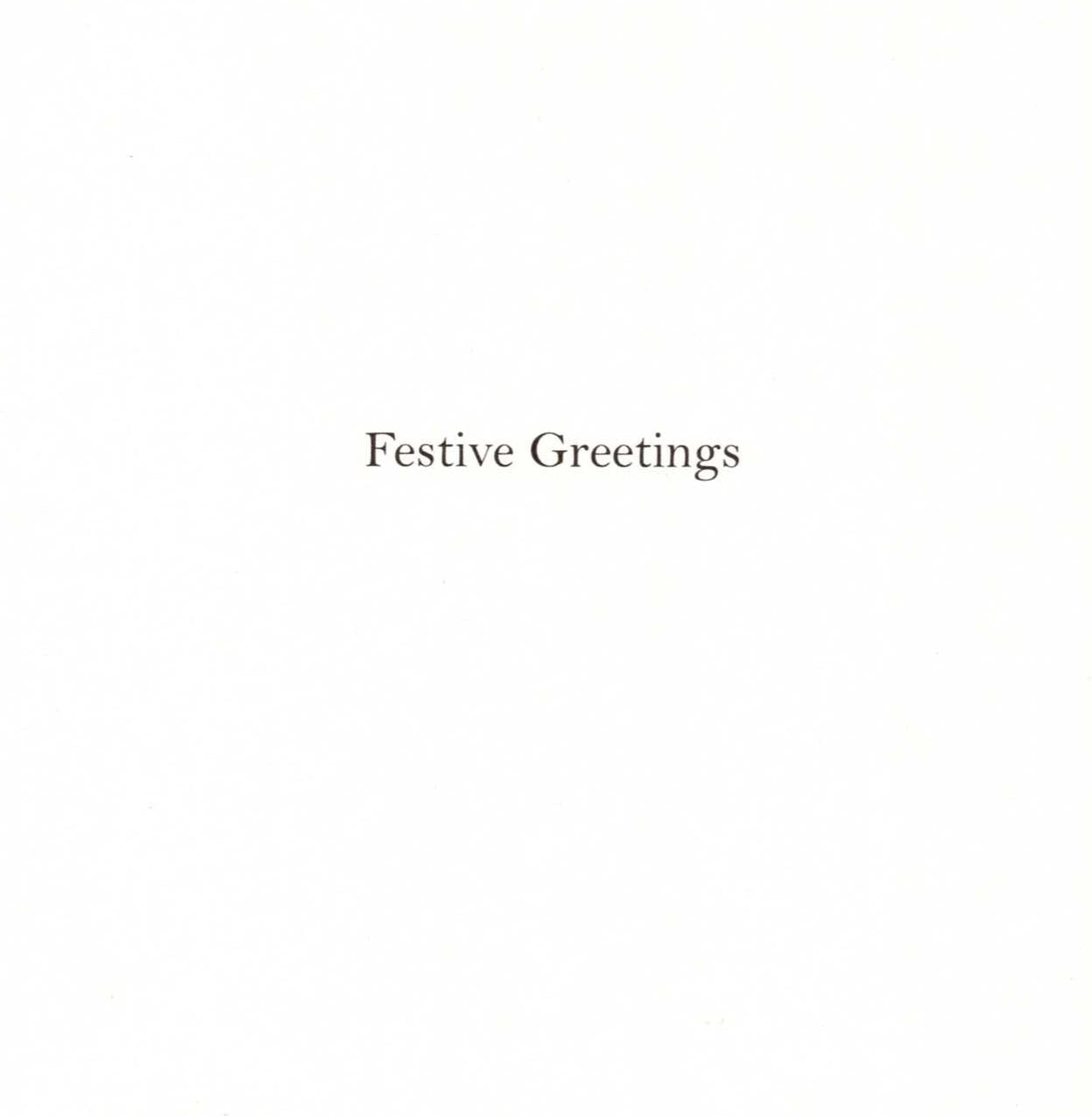 Box of 12 Paper House Skating Santa Christmas Cards