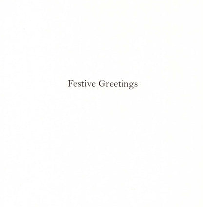 Box of 12 Paper House Skating Santa Christmas Cards