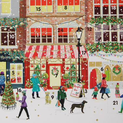 Traditional Picture Advent Calendar Festive High Street Christmas Countdown Gift