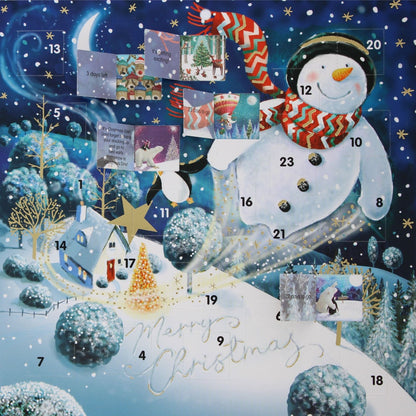 Traditional Picture Advent Calendar Magical Snowman Christmas Countdown Gift