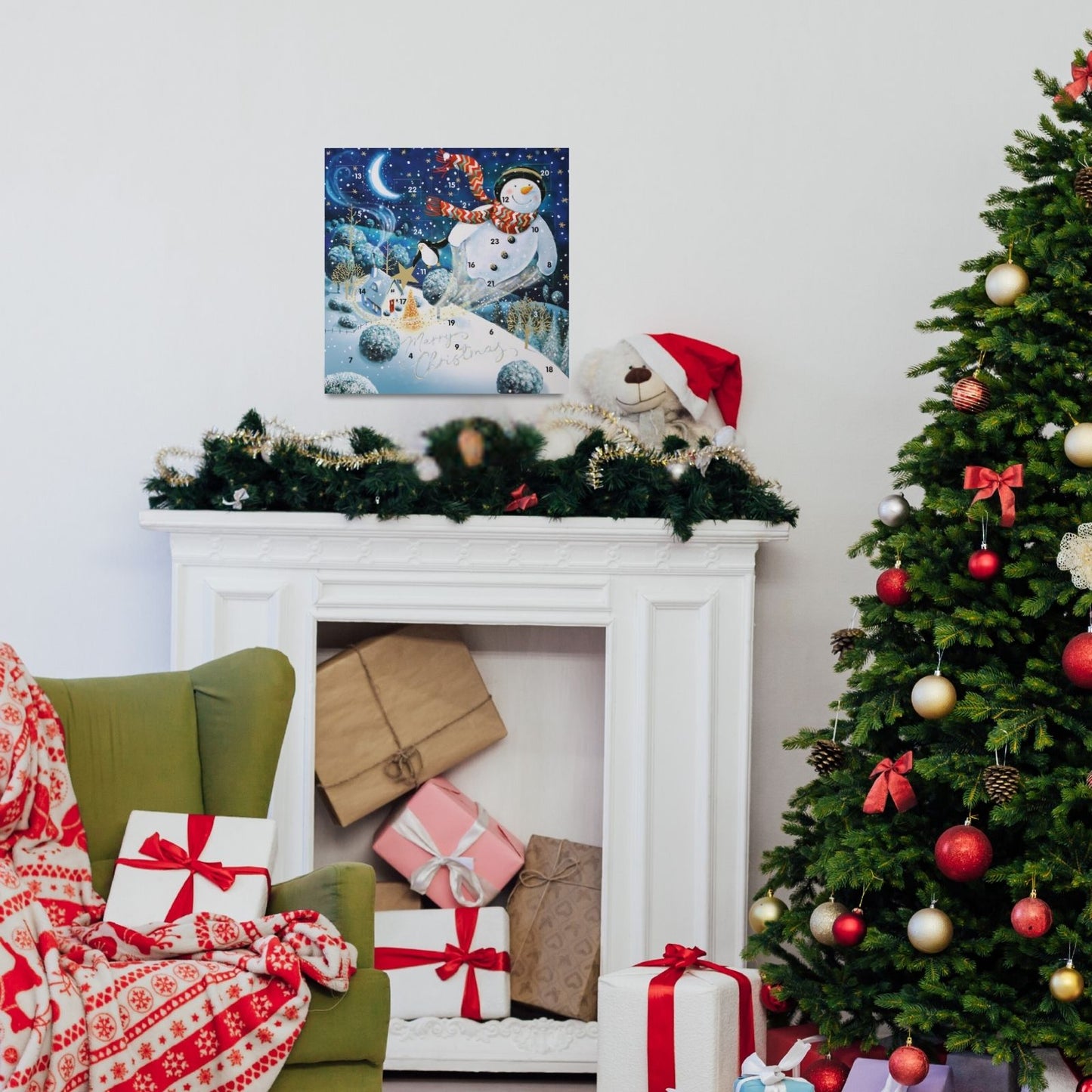 Traditional Picture Advent Calendar Magical Snowman Christmas Countdown Gift