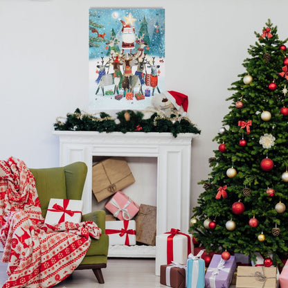 Large Traditional Picture Advent Calendar Magical Santa Christmas Countdown Gift