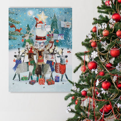 Large Traditional Picture Advent Calendar Magical Santa Christmas Countdown Gift