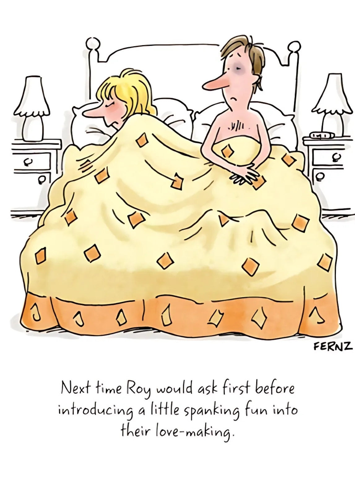 Look At It This Way Spanking Fun Funny Birthday Card