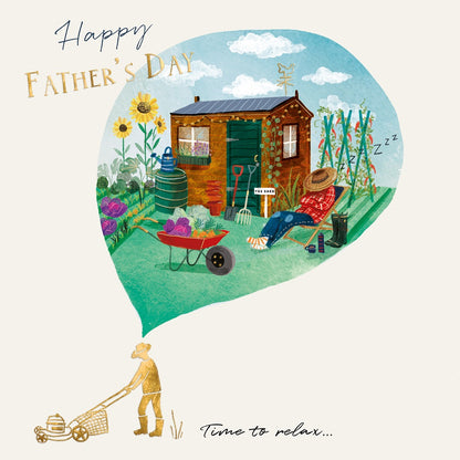 Happy Father's Day Dad's Shed Father's Day Card