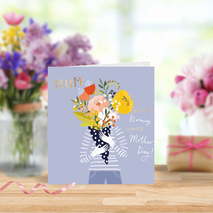 Mum Blooming Lovely Mother's Day Foiled Mother's Day Card