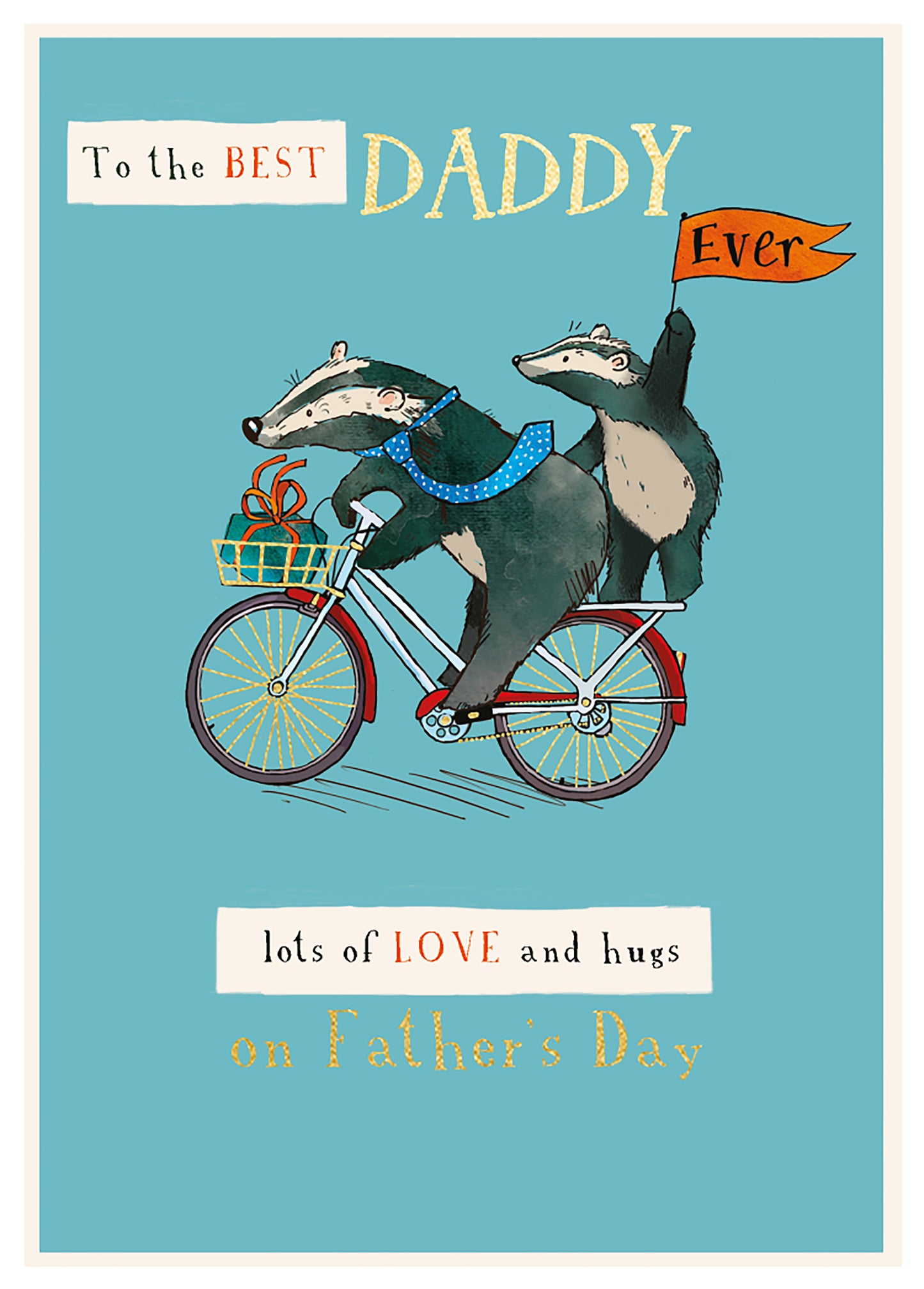 The Best Daddy Ever Wilderness Adventure Father's Day Card Cute Greeting Card
