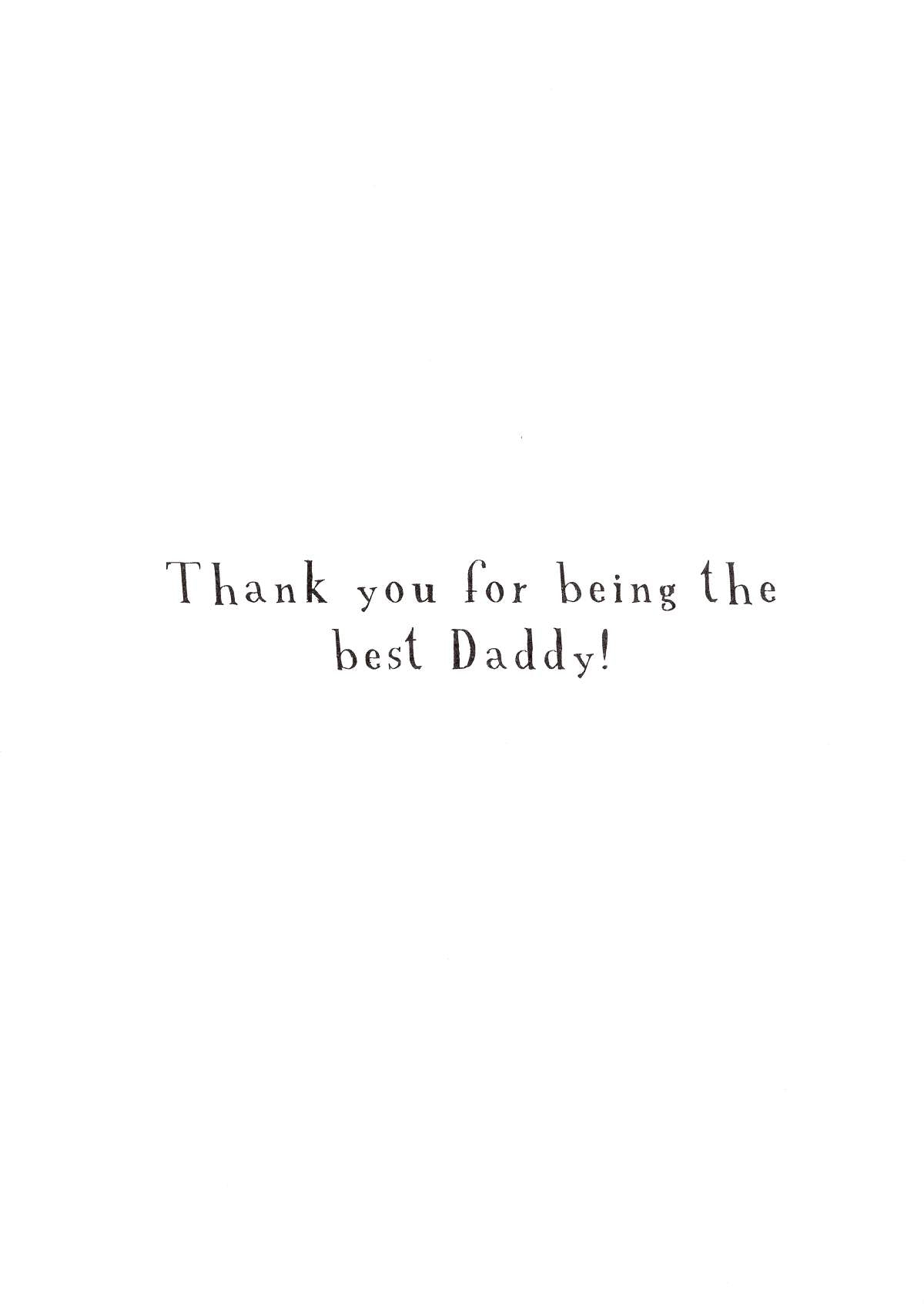 The Best Daddy Ever Wilderness Adventure Father's Day Card Cute Greeting Card