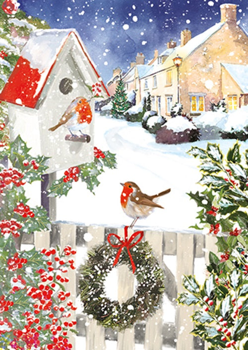 Box Of 24 Assorted Christmas Cards Snowy Winter Wonderland Xmas Card Boxes