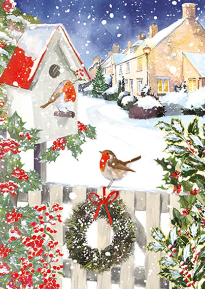 Box Of 24 Assorted Christmas Cards Snowy Winter Wonderland Xmas Card Boxes