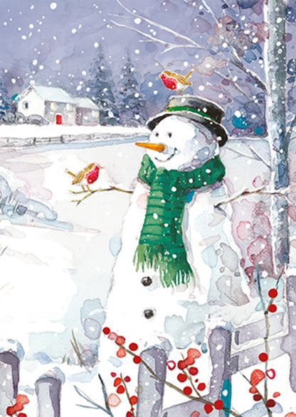Box Of 24 Assorted Christmas Cards Snowy Winter Wonderland Xmas Card Boxes