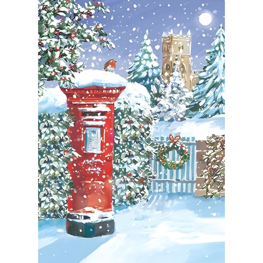 Box of 24 Christmas Cards Festive Celebration Xmas Cards In 6 Designs