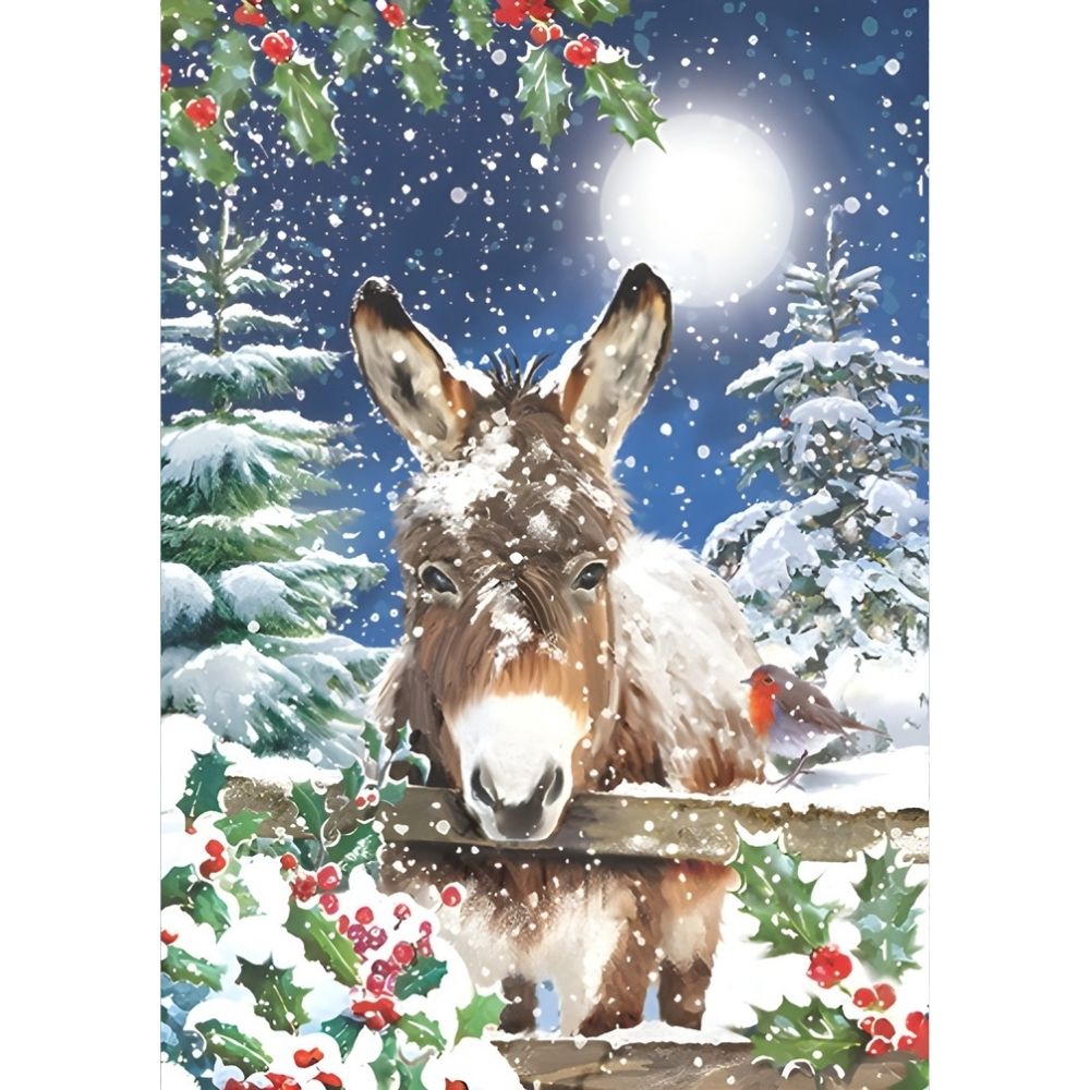Box of 24 Christmas Cards Magical Winter Wildlife Xmas Cards In 6 Designs