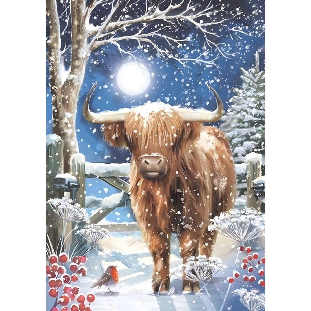 Box of 24 Christmas Cards Magical Winter Wildlife Xmas Cards In 6 Designs