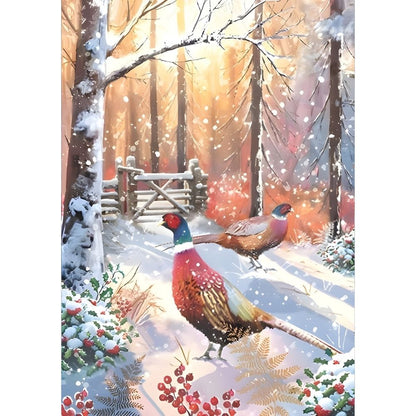Box of 24 Christmas Cards Magical Winter Wildlife Xmas Cards In 6 Designs