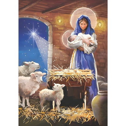 Box of 24 Christmas Cards Religious Themed Joyful Xmas Cards In 6 Designs