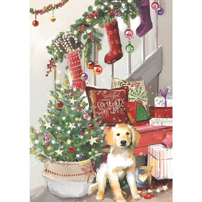 Box of 24 Christmas Cards Festive Cosy Home Xmas Cards In 6 Designs