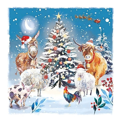 Charity Box of 30 Christmas Cards Wildlife Cards Supporting Multiple Charities