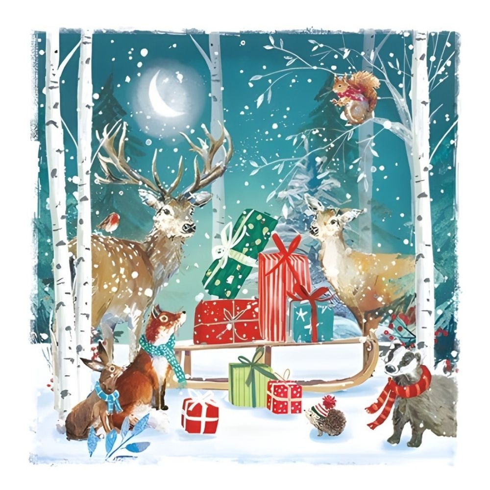 Charity Box of 30 Christmas Cards Wildlife Cards Supporting Multiple Charities