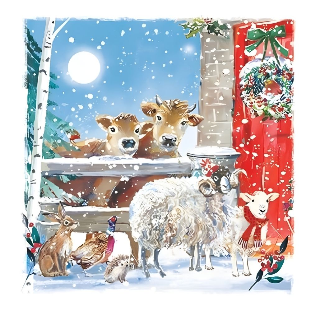 Charity Box of 30 Christmas Cards Wildlife Cards Supporting Multiple Charities