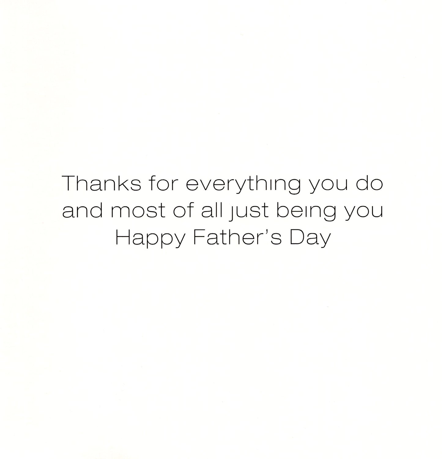 3D Holographic Happy Father's Day Card