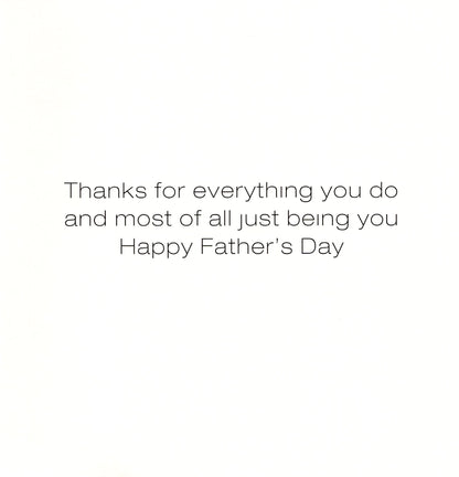 3D Holographic Happy Father's Day Card