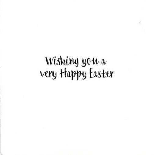 Happy Easter Painted Daffodils Mini Easter Card