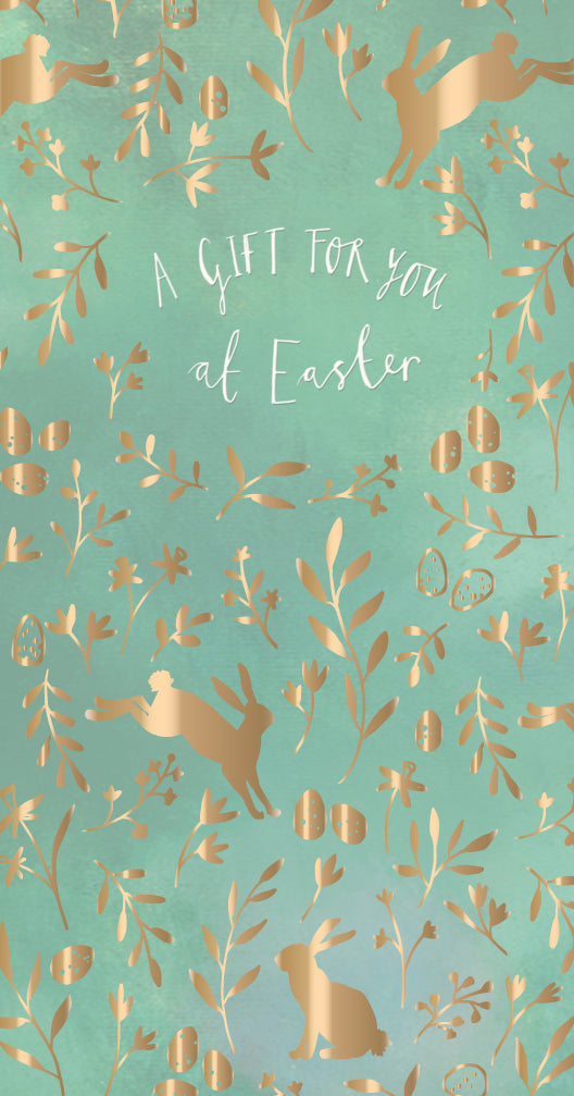 Gift For You Foiled Money Wallet Card Easter Gift Card