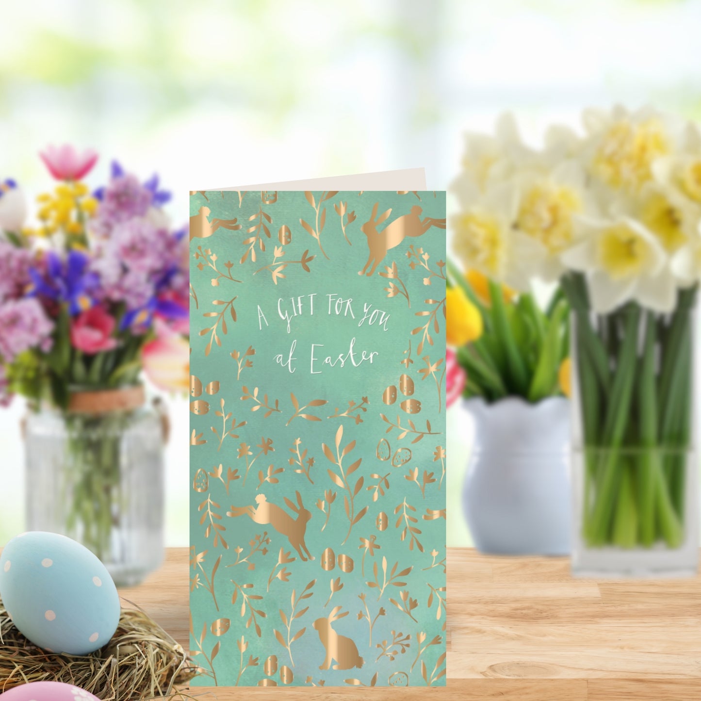 Gift For You Foiled Money Wallet Card Easter Gift Card