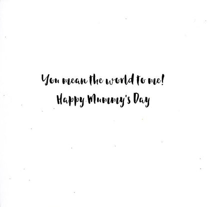 The World's Best Mummy Giraffe Foiled Mother's Day Card