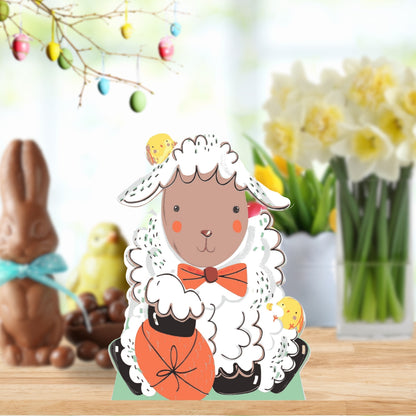 Pack of 4 Easter Cards Cute Mini Happy Easter Greeting Card Packs