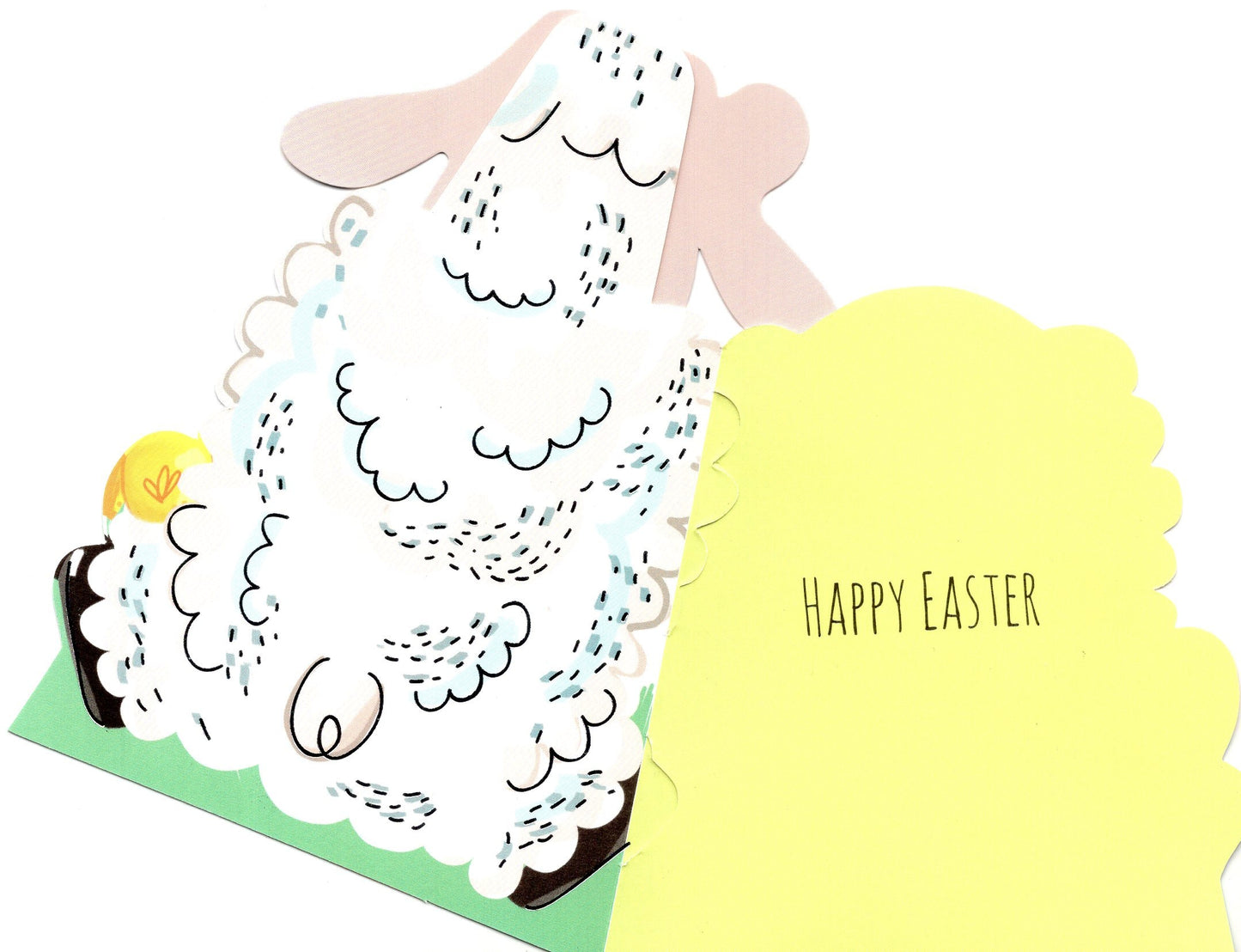 Pack of 4 Easter Cards Cute Mini Happy Easter Greeting Card Packs