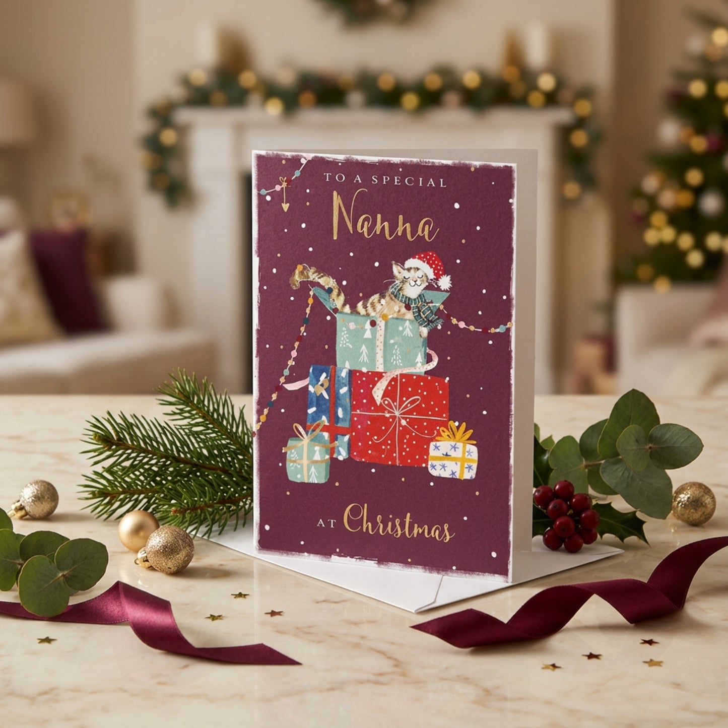 To A Special Nanna Christmas Greeting Card
