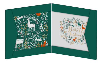 Box of 8 Winter Woodland Curious Inksmith Christmas Cards
