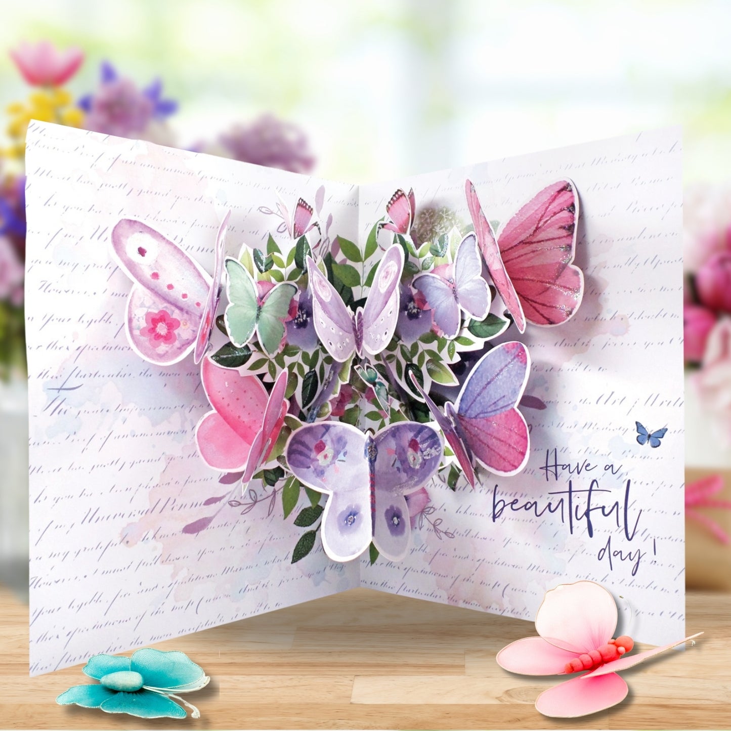 Pop Out Butterflies Happy Mother's Day Greeting Card