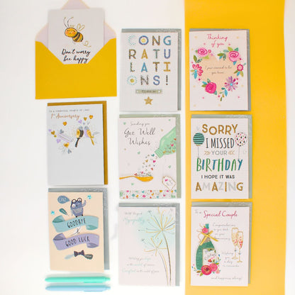 CARD 'N' MIX Heartfelt Wishes Assortment 6 Card Potluck Pick Cards for Occasions