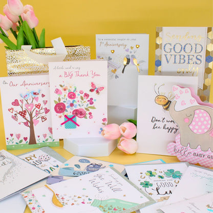 CARD 'N' MIX Heartfelt Wishes Assortment 6 Card Potluck Pick Cards for Occasions