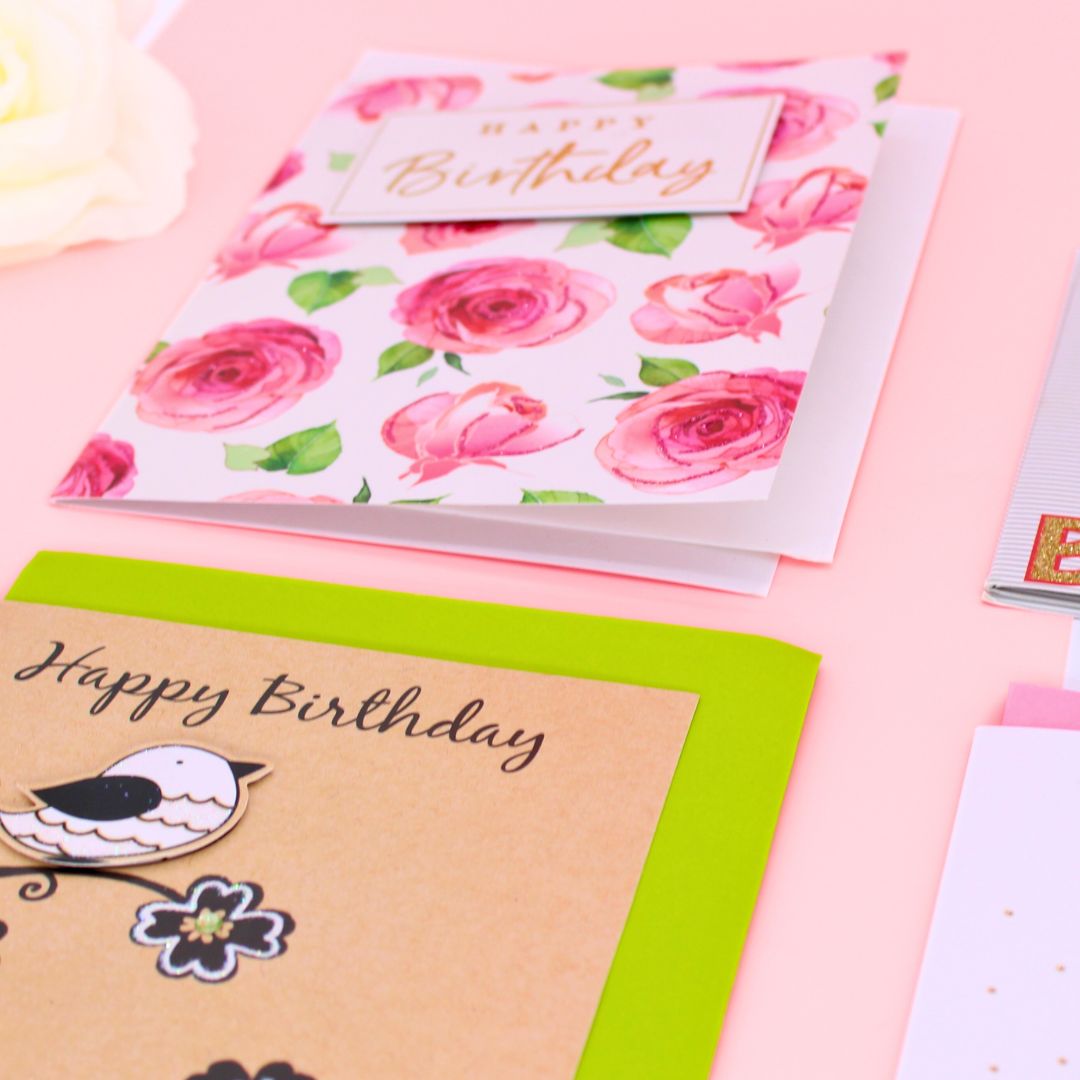 CARD 'N' MIX Lovely You Assortment 6 Card Potluck Pick Cards for Birthdays