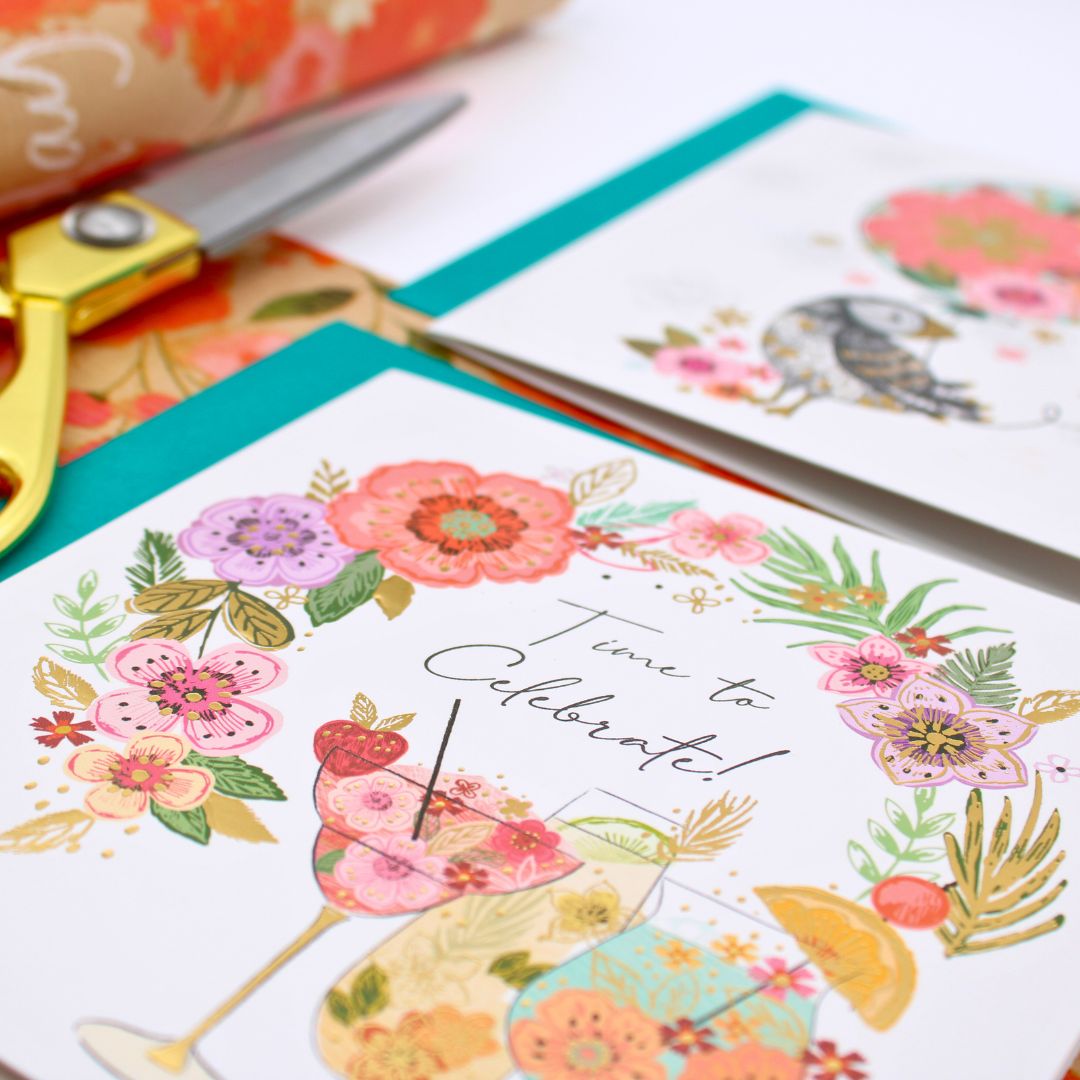 CARD 'N' MIX Sublime Assortment 6 Card Potluck Pick Cards for Birthdays