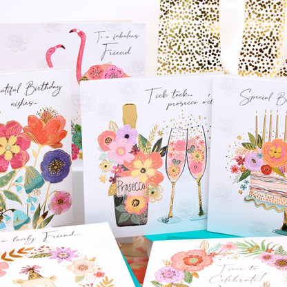 CARD 'N' MIX Sublime Assortment 6 Card Potluck Pick Cards for Birthdays