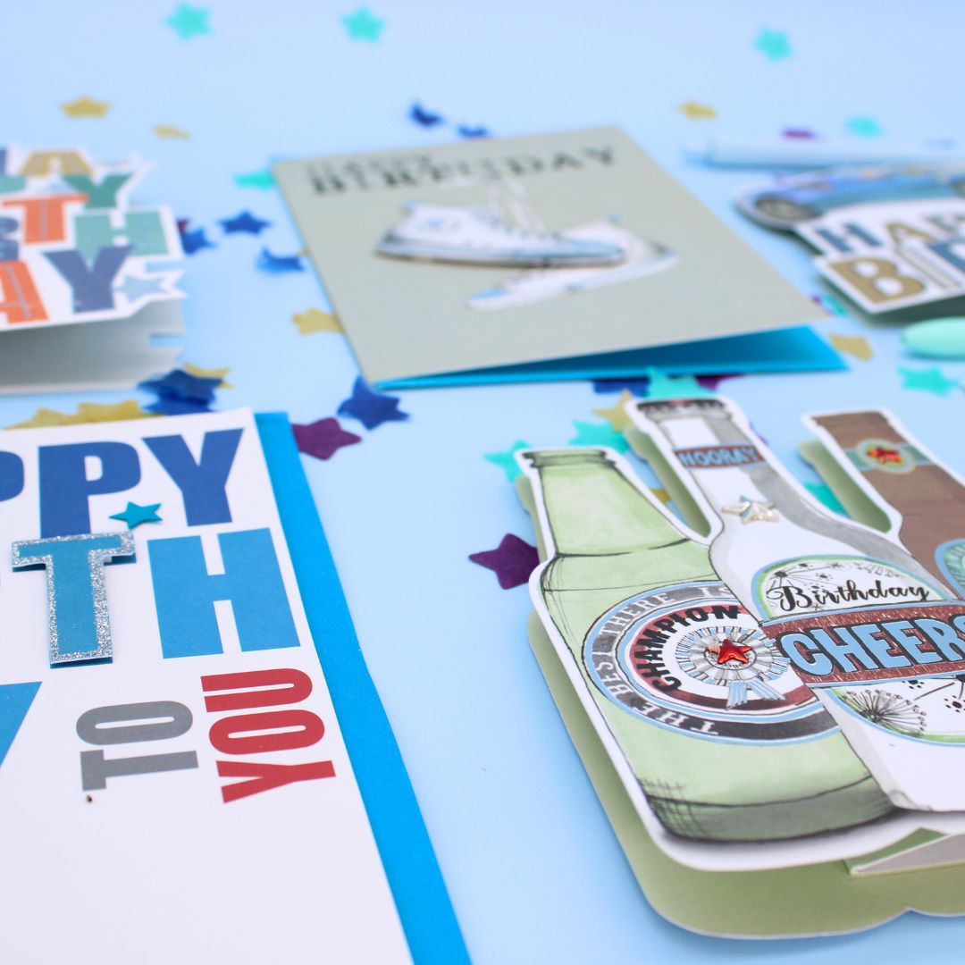 CARD 'N' MIX Top Bloke Assortment 6 Card Potluck Pick Cards for Birthdays