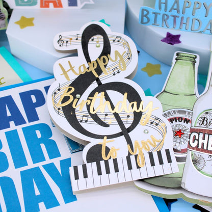 CARD 'N' MIX Top Bloke Assortment 6 Card Potluck Pick Cards for Birthdays