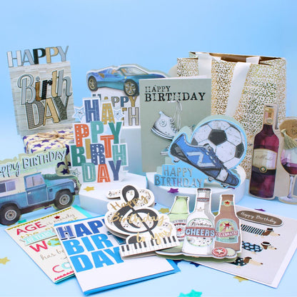 CARD 'N' MIX Top Bloke Assortment 6 Card Potluck Pick Cards for Birthdays