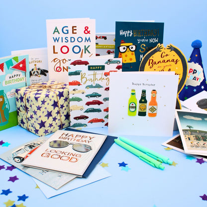 CARD'N'MIX Birthday Card Multipack Top Bloke Variety Set 12 Card Assortment